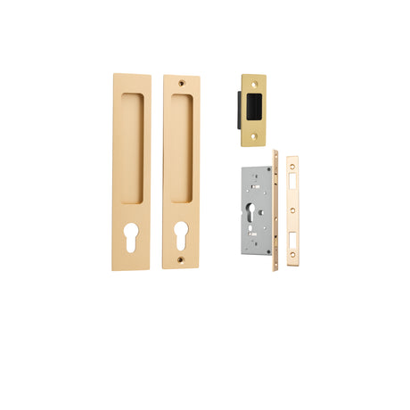Iver Rectangular Sliding Door Pull Kit – Passage, Privacy & Entrance