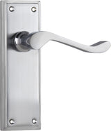Tradco Camden Passage Lever, Satin Chrome