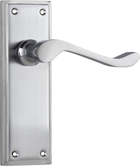 Tradco Camden Passage Lever, Satin Chrome