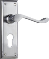 Tradco Camden Euro Lever, Satin Chrome