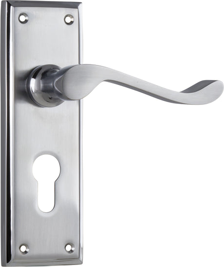 Tradco Camden Euro Lever, Satin Chrome