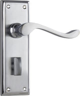 Tradco Camden Privacy Lever, Satin Chrome