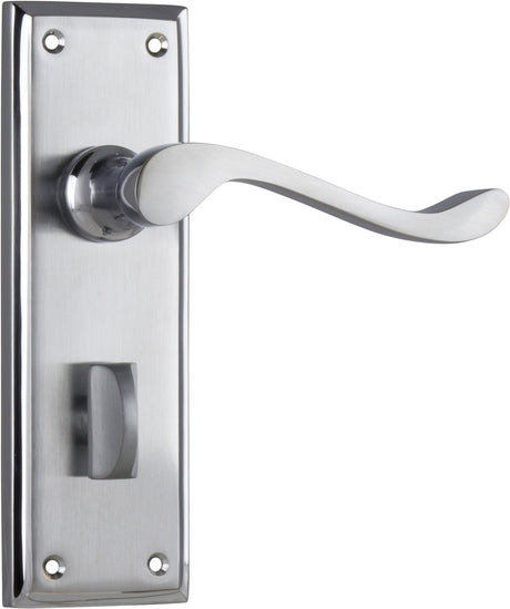 Tradco Camden Privacy Lever, Satin Chrome