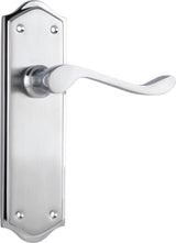 Tradco Henley Passage Lever, Satin Chrome
