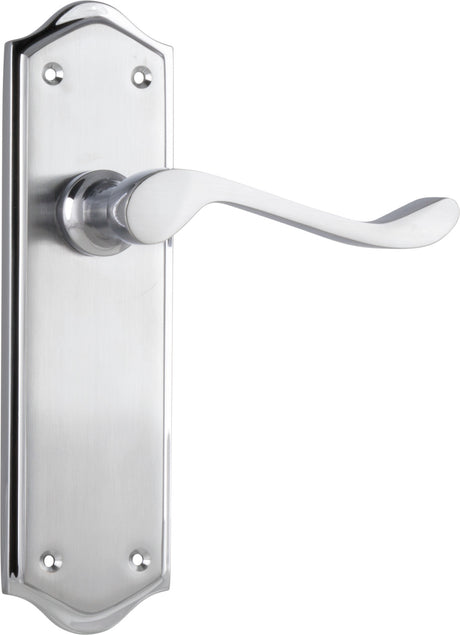 Tradco Henley Passage Lever, Satin Chrome