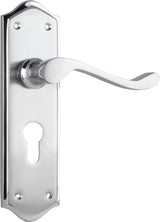 Tradco Henley Euro Lever, Satin Chrome