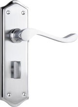 Tradco Henley Privacy Lever, Satin Chrome