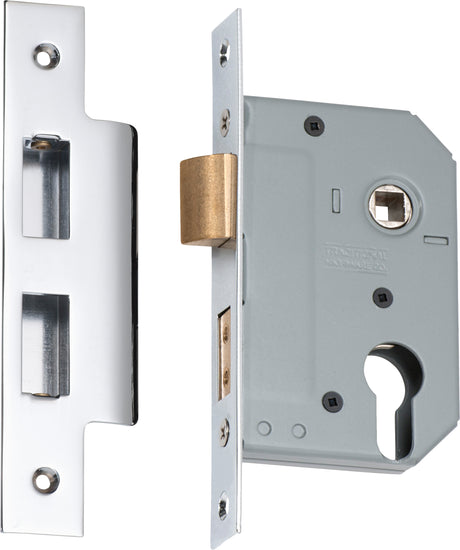 Tradco Euro Mortice Lock Chrome Plated 46mm