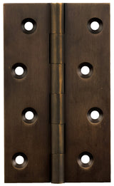 Tradco Fixed Pin Hinge Antique Brass / Signature Brass 100 x 60mm