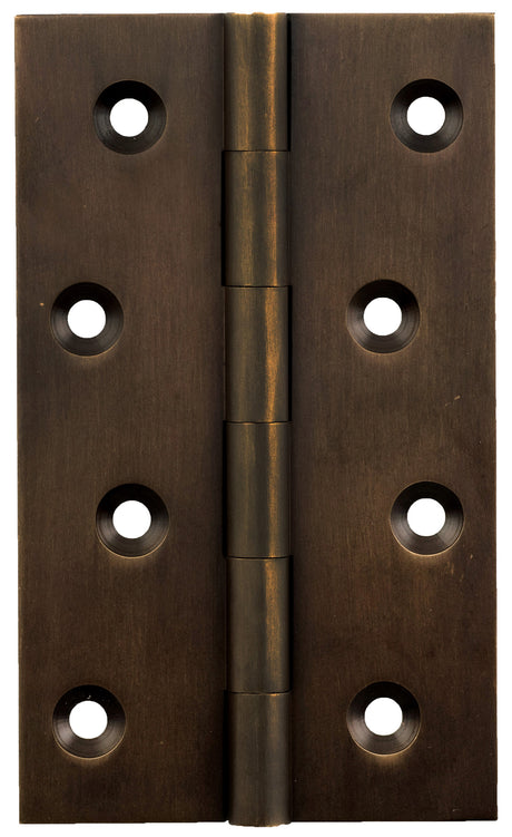 Tradco Fixed Pin Hinge Antique Brass / Signature Brass 100 x 60mm