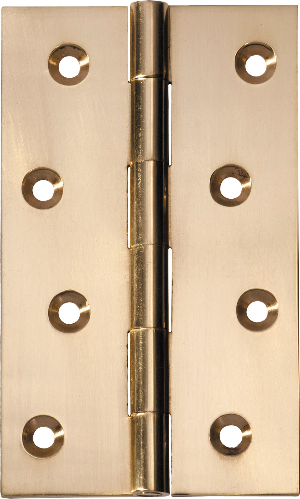 Tradco Fixed Pin Hinge Polished Brass 100 x 60mm