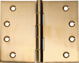 Tradco Hinge Broad Butt Polished Brass 100 x 125mm