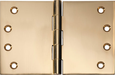 Tradco Hinge Broad Butt Polished Brass 100 x 150mm