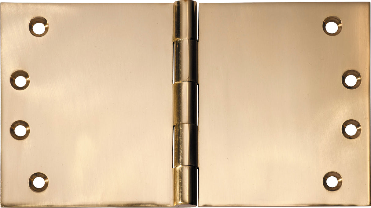 Tradco Hinge Broad Butt Polished Brass 100 x 175mm