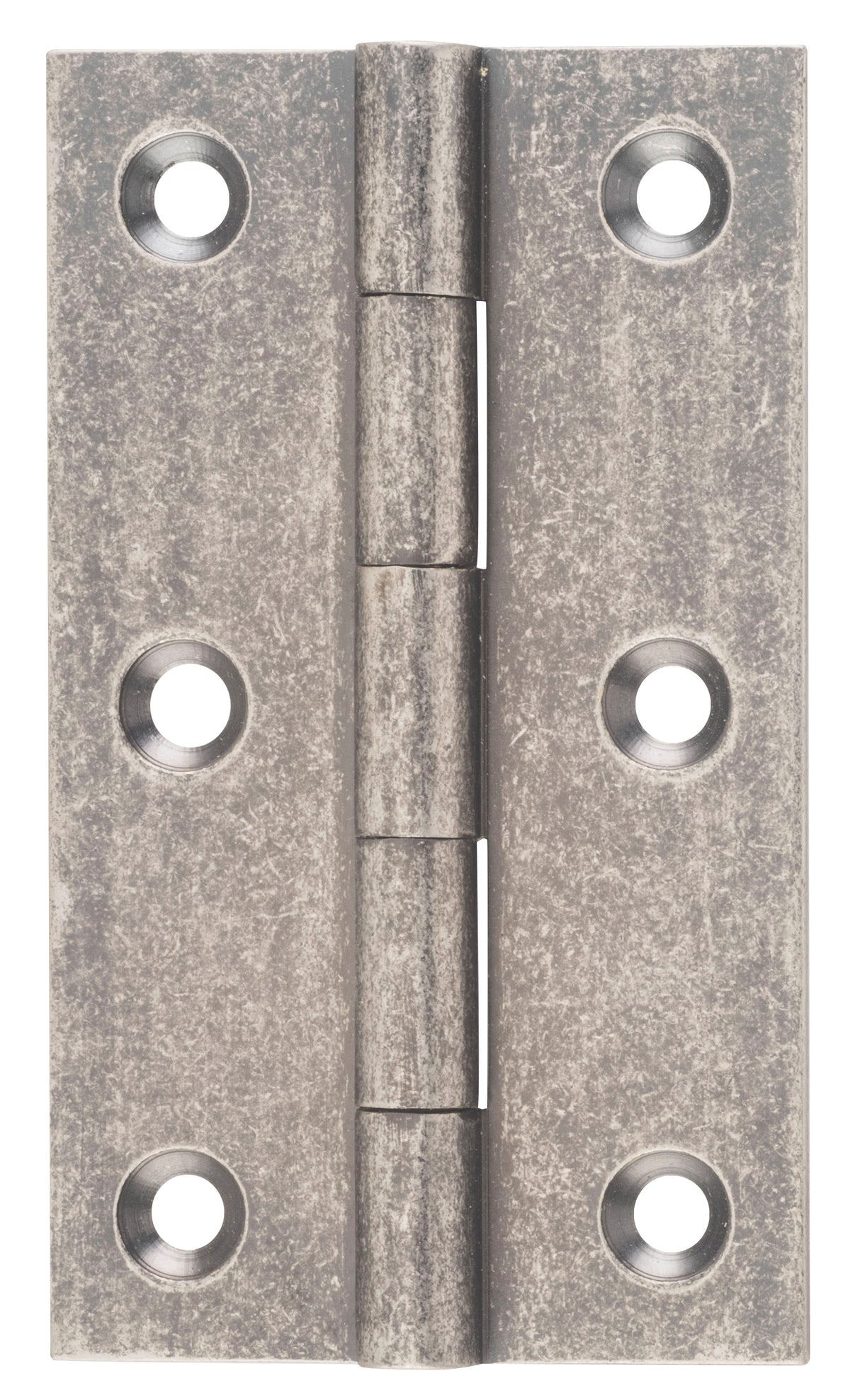 Tradco Fixed Pin Hinge Rumbled Nickel / Distressed Nickel 89 x 50mm