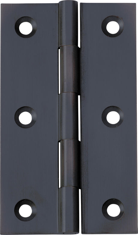 Tradco Fixed Pin Hinge Antique Copper 89 x 50mm