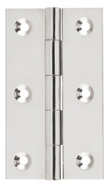 Tradco Fixed Pin Hinge Polished Nickel 89 x 50mm
