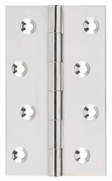 Tradco Fixed Pin Hinge Polished Nickel 100 x 60mm