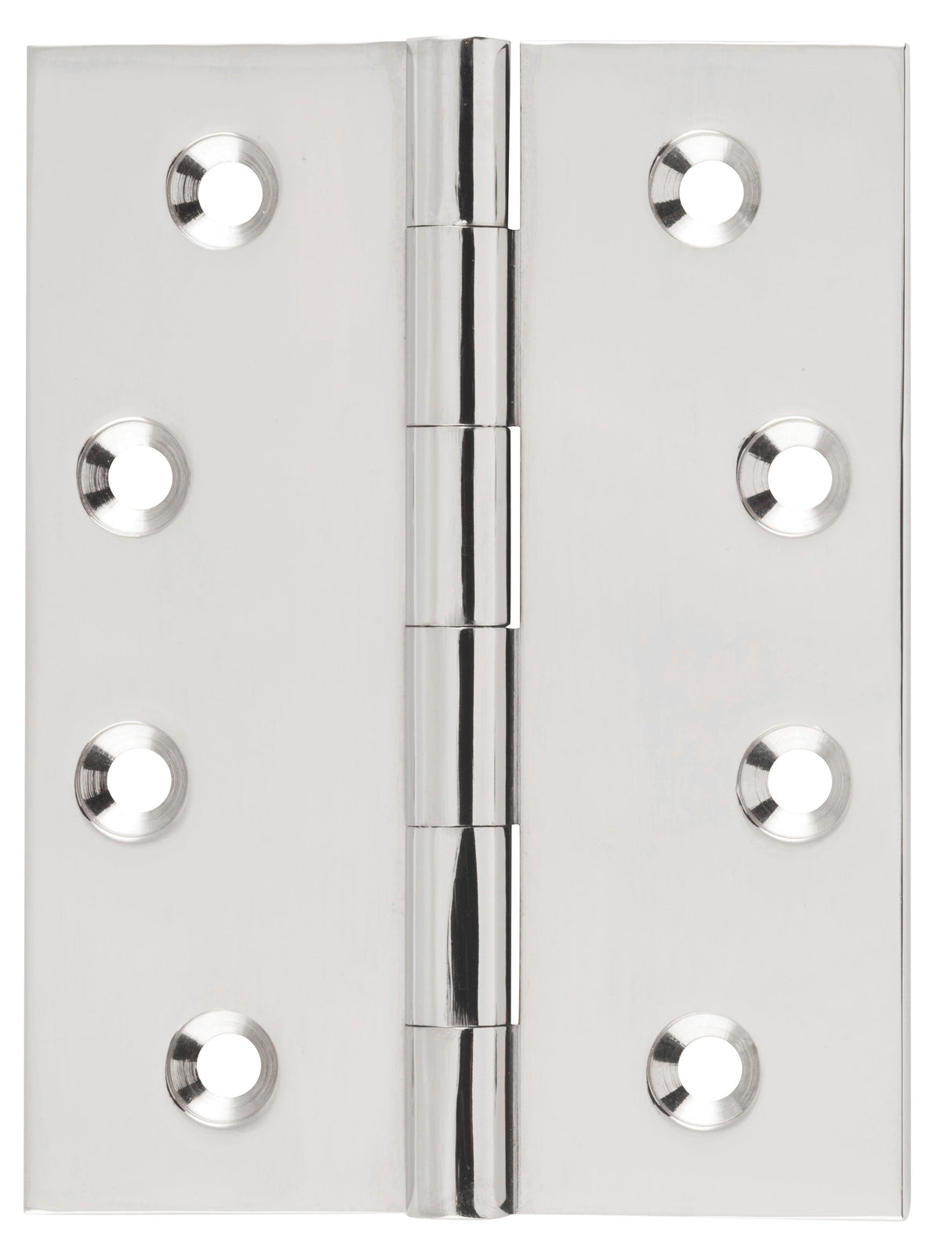 Tradco Fixed Pin Hinge Polished Nickel 100 x 75mm