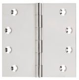 Tradco Fixed Pin Hinge Polished Nickel 100 x 100mm