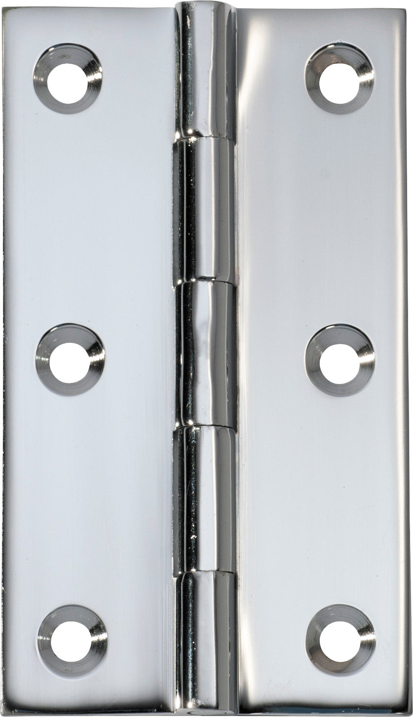 Tradco Fixed Pin Hinge Chrome Plated / Polished Chrome 89 x 50mm