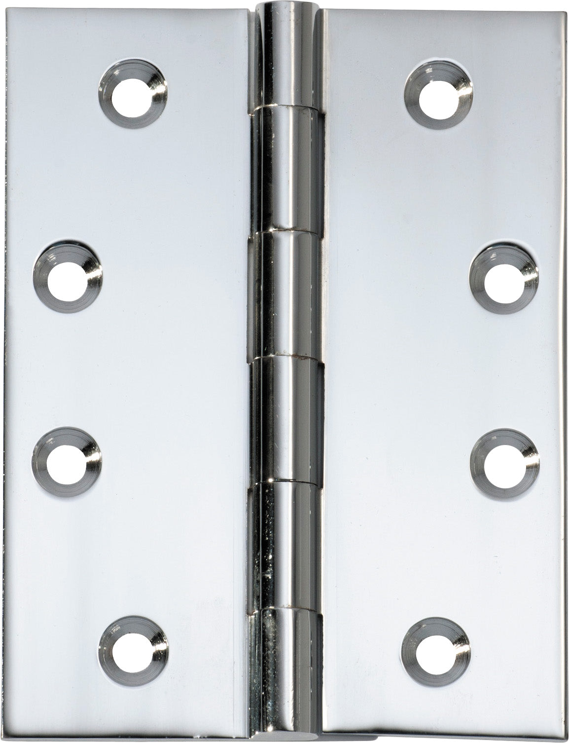Tradco Fixed Pin Hinge Chrome Plated / Polished Chrome 100 x 75mm