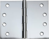 Tradco Hinge Broad Butt Chrome Plated / Polished Chrome 100 x 125mm
