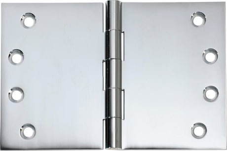 Tradco Hinge Broad Butt Chrome Plated / Polished Chrome 100 x 150mm