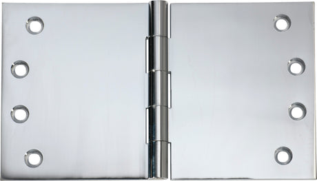 Tradco Hinge Broad Butt Chrome Plated / Polished Chrome 100 x 175mm