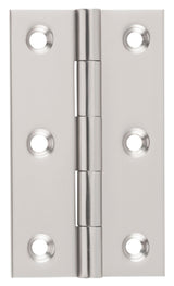 Tradco Fixed Pin Hinge Satin Nickel 89 x 50mm