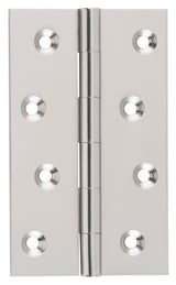 Tradco Fixed Pin Hinge Satin Nickel 100 x 60mm