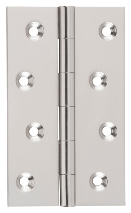Tradco Fixed Pin Hinge Satin Nickel 100 x 60mm