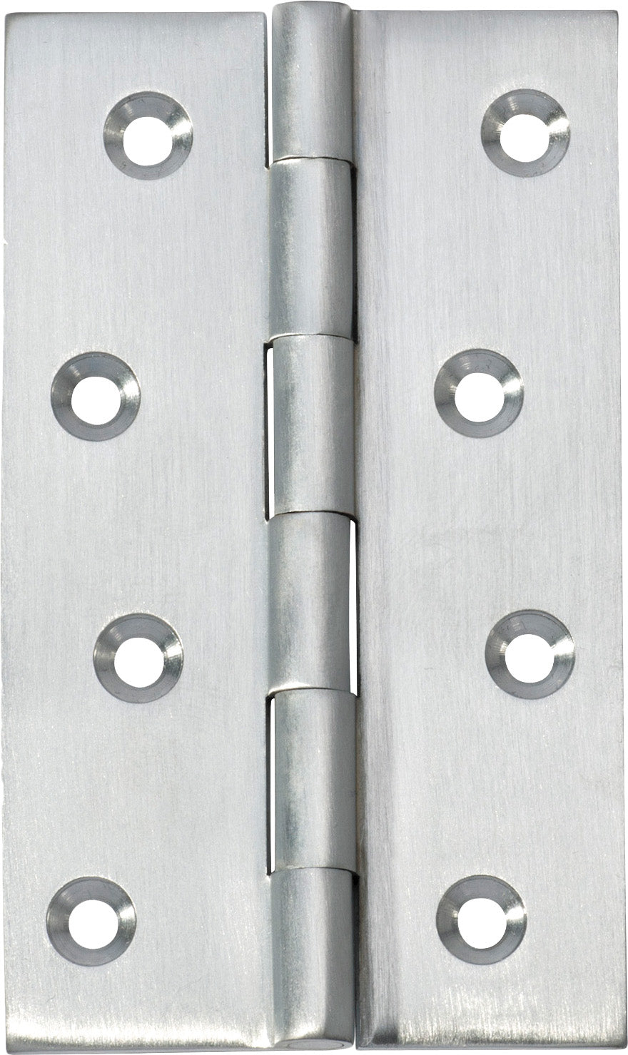 Tradco Fixed Pin Hinge Satin Chrome / Brushed Chrome 100 x 60mm