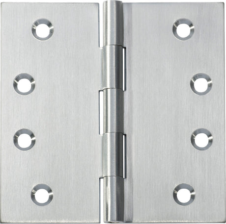 Tradco Fixed Pin Hinge Satin Chrome / Brushed Chrome 100 x 100mm