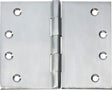 Tradco Hinge Broad Butt Satin Chrome / Brushed Chrome 100 x 125mm