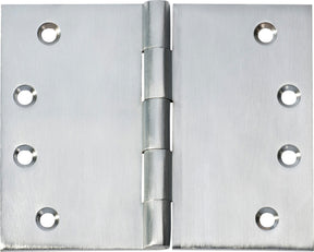 Tradco Hinge Broad Butt Satin Chrome / Brushed Chrome 100 x 125mm
