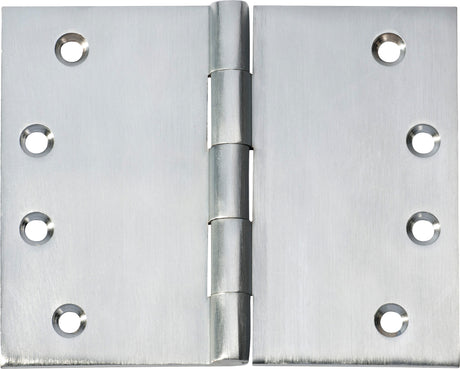 Tradco Hinge Broad Butt Satin Chrome / Brushed Chrome 100 x 125mm