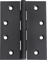 Tradco Fixed Pin Hinge Matt Black 100 x 75mm