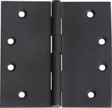 Tradco Fixed Pin Hinge Matt Black 100 x 100mm