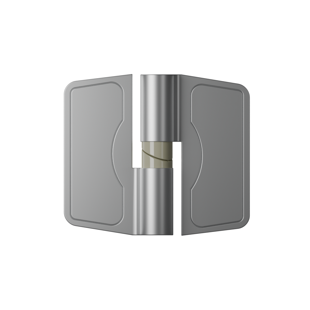 Metlam 301 Concealed Fix Gravity Hinge – Satin Chrome Plate