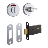Metlam 400A Offset Morticed Lock & Indicator Set – Satin Stainless Steel