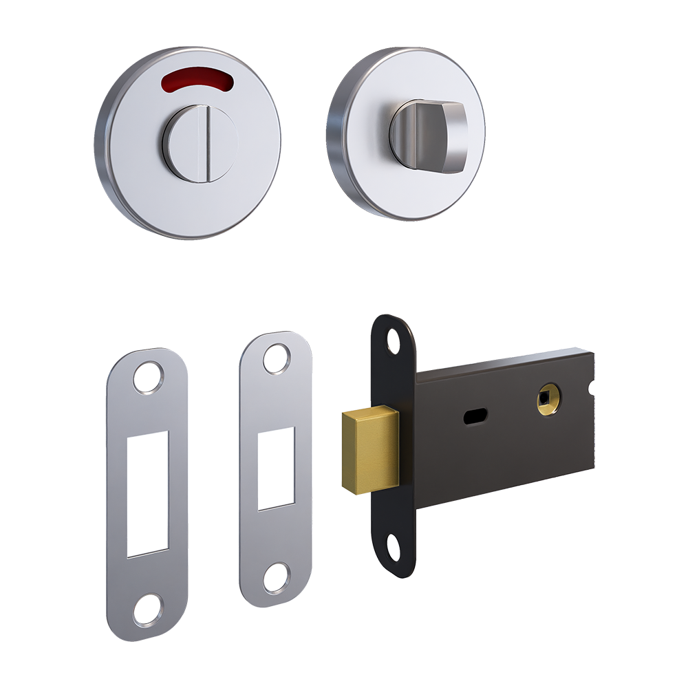Metlam 400 Morticed Lock & Indicator Set – Satin Stainless Steel