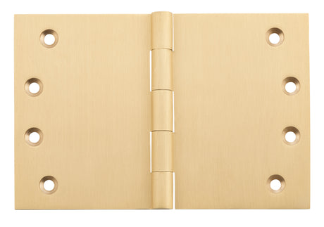 Tradco Hinge Broad Butt Satin Brass / Brushed Brass 100 x 150mm
