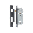 Iver Rebated 85mm Euro Mortice Lock Matt Black, 45mm