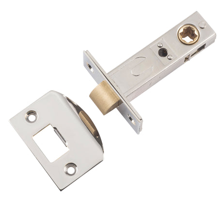 Tradco Split Cam Tubular Latch, Polished Nickel, 60mm