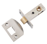 Tradco Split Cam Tubular Latch, Satin Nickel, 45mm