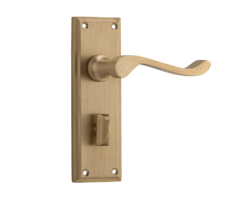 Tradco Camden Privacy Lever, Satin Brass