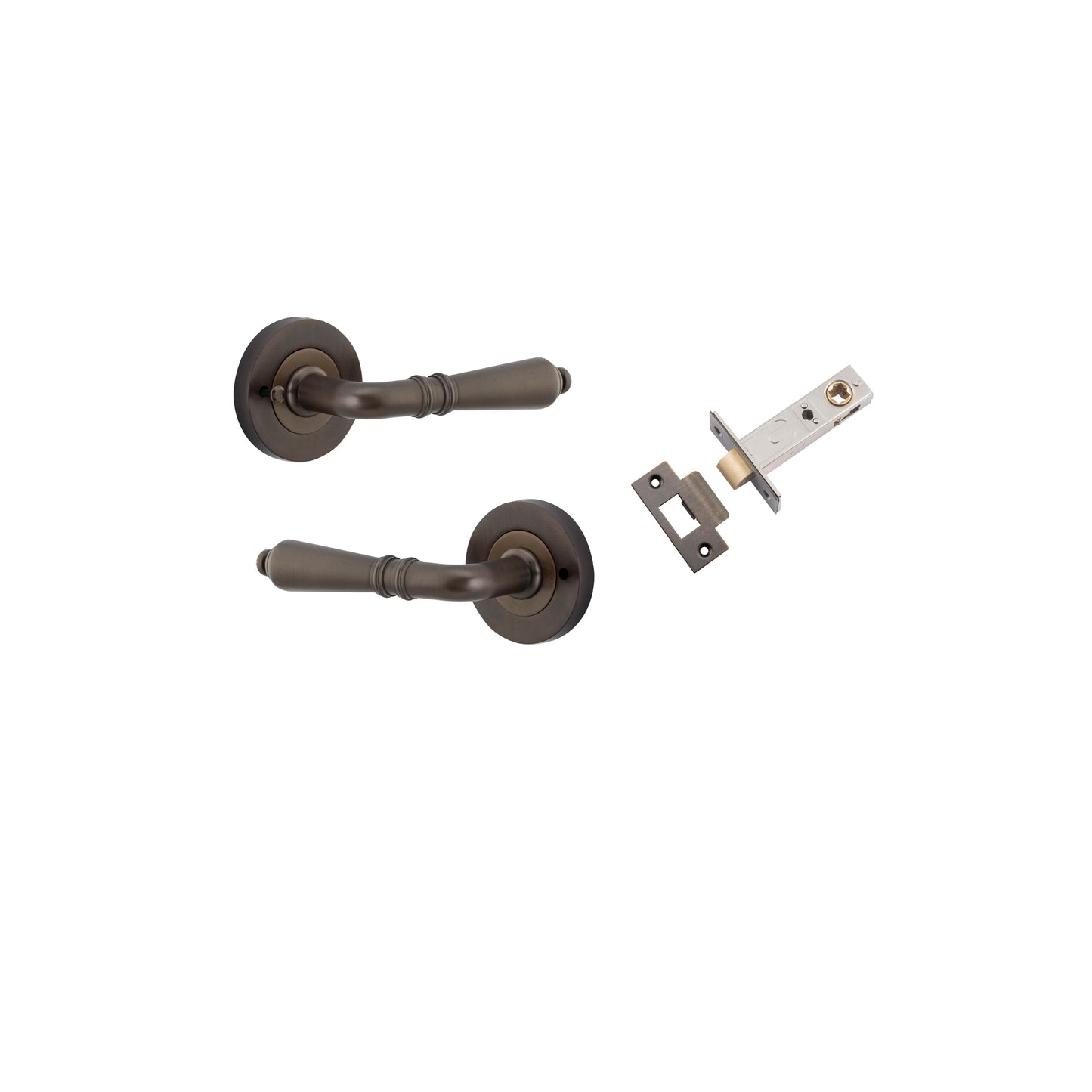 Iver Sarlat Round Rose Lever Set