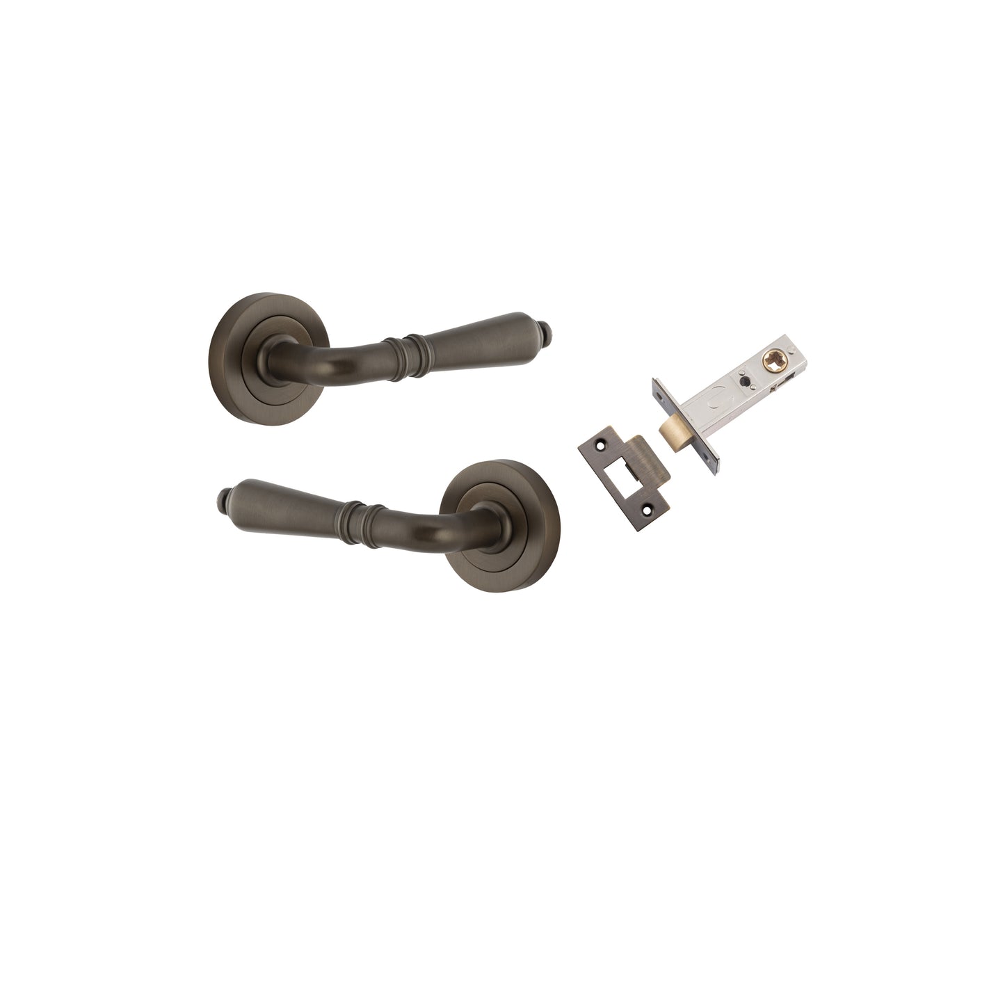 Iver Sarlat Round Rose Lever Set