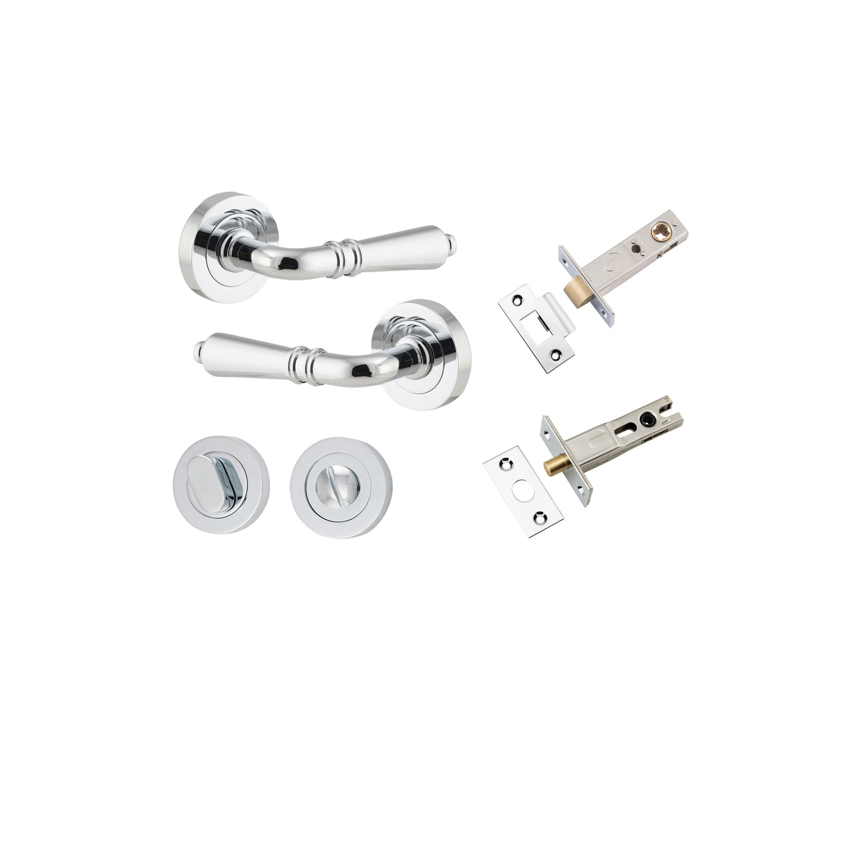 Iver Sarlat Round Rose Lever Set - Complete Kits